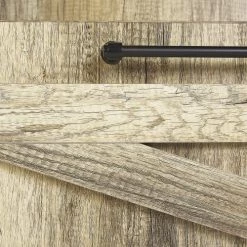 Beliani Commodes Et Cabinets Commode 2 Tiroirs Noire Et Bois Clair -Coffres et malles Soldes commode 2 tiroirs noire et bois clair 5