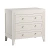 Calicosy Commodes Et Cabinets Commode 3 Tiroirs Avec Moulures L100 X H92cm - Blanc -Coffres et malles Soldes commode 3 tiroirs avec moulures l100 x h92cm blanc