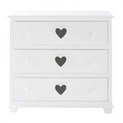 Maisons Du Monde Commodes Et Cabinets Commode 3 Tiroirs Blanche