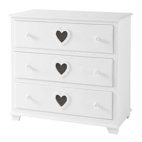 Maisons Du Monde Commodes Et Cabinets Commode 3 Tiroirs Blanche 4 Maisons Du Monde Commodes Et Cabinets Commode 3 Tiroirs Blanche – Image 2