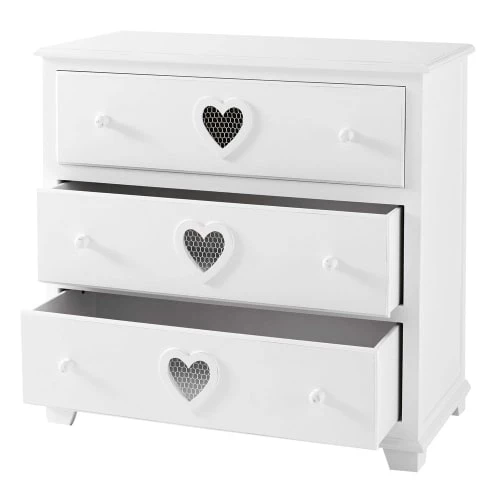 Maisons Du Monde Commodes Et Cabinets Commode 3 Tiroirs Blanche 5 Maisons Du Monde Commodes Et Cabinets Commode 3 Tiroirs Blanche – Image 3