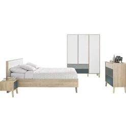 Calicosy Commodes Et Cabinets Commode 3 Tiroirs Chêne Blond 11 Calicosy Commodes Et Cabinets Commode 3 Tiroirs Chêne Blond -Coffres et malles Soldes commode 3 tiroirs chene blond 3