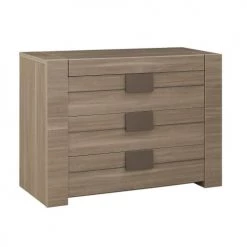 Calicosy Commodes Et Cabinets Commode 3 Tiroirs Effet Chêne