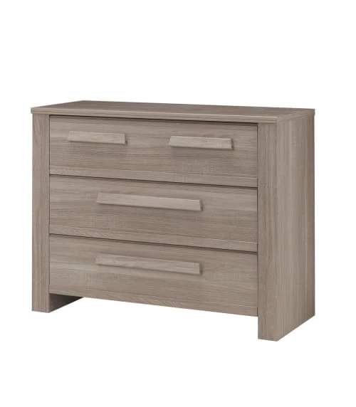 Calicosy Commodes Et Cabinets Commode 3 Tiroirs Effet Chêne L107cm 5 Calicosy Commodes Et Cabinets Commode 3 Tiroirs Effet Chêne L107cm – Image 3