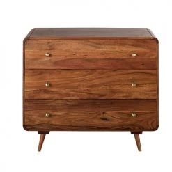 Maisons Du Monde Commodes Et Cabinets Commode 3 Tiroirs En Acacia Massif