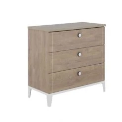 Galipette Commodes Et Cabinets Commode 3 Tiroirs En Bois Imitation Chêne Blond