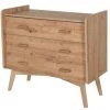 Nateo Concept Commodes Et Cabinets Commode 3 Tiroirs En Chêne Vintage - Larg. 100 Cm 2 Nateo Concept Commodes Et Cabinets Commode 3 Tiroirs En Chêne Vintage - Larg. 100 Cm -Coffres et malles Soldes commode 3 tiroirs en chene vintage larg 100 cm