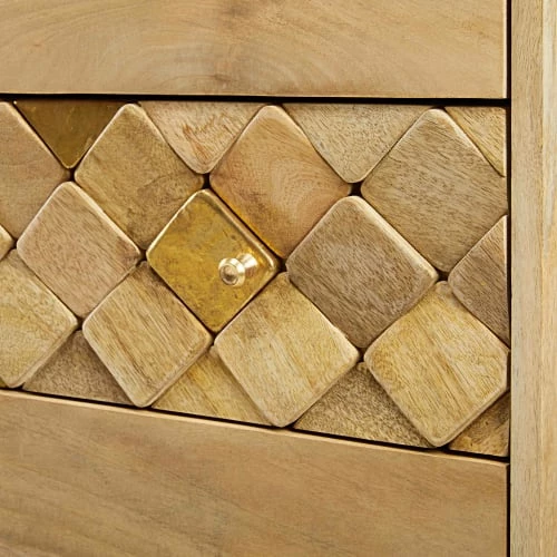 Maisons Du Monde Commodes Et Cabinets Commode 3 Tiroirs En Manguier Massif 6 Maisons Du Monde Commodes Et Cabinets Commode 3 Tiroirs En Manguier Massif – Image 4