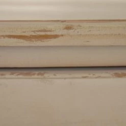 Altobuy Commodes Et Cabinets Commode 3 Tiroirs L.84,5 Cm Coloris Crème Aspect Vieilli -Coffres et malles Soldes commode 3 tiroirs l 84 5 cm coloris creme aspect vieilli 4