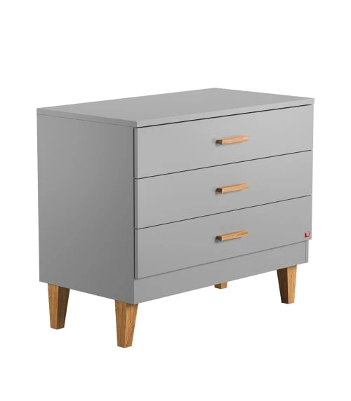 Calicosy Commodes Et Cabinets Commode 3 Tiroirs L100 X H86.5 Cm - Gris 3 Calicosy Commodes Et Cabinets Commode 3 Tiroirs L100 X H86.5 Cm - Gris
