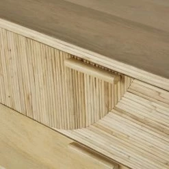 Maisons Du Monde Commodes Et Cabinets Commode 3 Tiroirs Marqueterie De Rotin Beige -Coffres et malles Soldes commode 3 tiroirs marqueterie de rotin beige 1000 13 1 219925 3