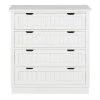 Maisons Du Monde Commodes Et Cabinets Commode 4 Tiroirs Blanche -Coffres et malles Soldes commode 4 tiroirs blanche 1000 12 4 219805 1