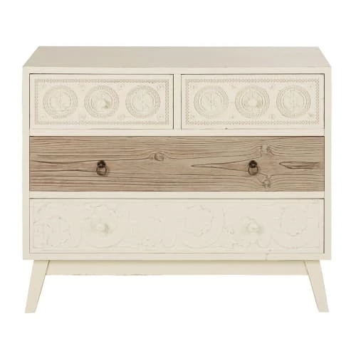 Maisons Du Monde Commodes Et Cabinets Commode 4 Tiroirs Blanche Effet Vieilli 3 Maisons Du Monde Commodes Et Cabinets Commode 4 Tiroirs Blanche Effet Vieilli