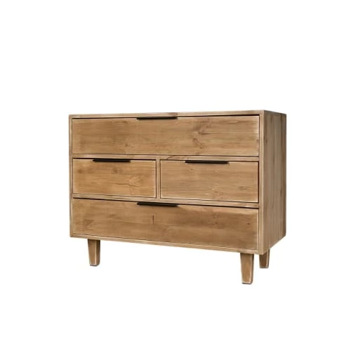 Dendro Commodes Et Cabinets Commode 4 Tiroirs Bois Massif 7 Dendro Commodes Et Cabinets Commode 4 Tiroirs Bois Massif – Image 5