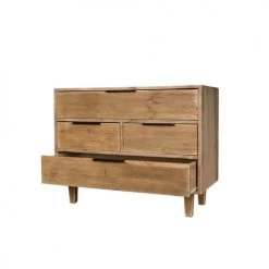 Dendro Commodes Et Cabinets Commode 4 Tiroirs Bois Massif 13 Dendro Commodes Et Cabinets Commode 4 Tiroirs Bois Massif -Coffres et malles Soldes commode 4 tiroirs bois massif 5