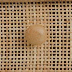 Altobuy Commodes Et Cabinets Commode 4 Tiroirs Bois Massif Et Façades Rotin -Coffres et malles Soldes commode 4 tiroirs bois massif et facades rotin 5