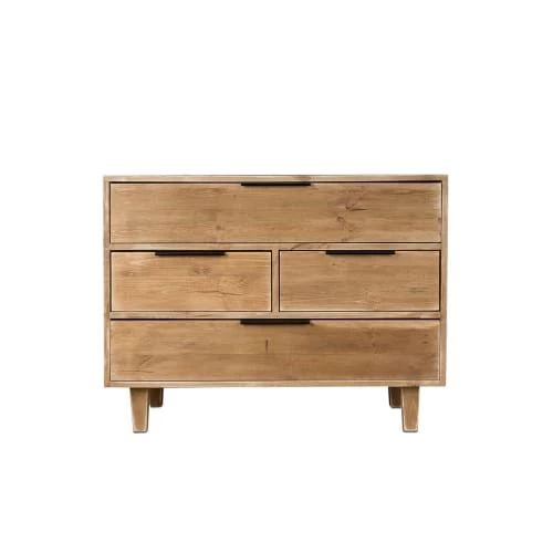 Dendro Commodes Et Cabinets Commode 4 Tiroirs Bois Massif 3 Dendro Commodes Et Cabinets Commode 4 Tiroirs Bois Massif