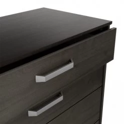 Calicosy Commodes Et Cabinets Commode 4 Tiroirs Décor Chêne - L84,7 Cm -Coffres et malles Soldes commode 4 tiroirs decor chene l84 7 cm 4