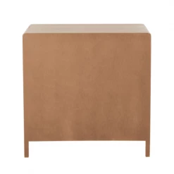 Meubles & Design Commodes Et Cabinets Commode 4 Tiroirs Design En Bois Et Rotin Naturel -Coffres et malles Soldes commode 4 tiroirs design en bois et rotin naturel 3