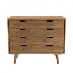MACABANE Commodes Et Cabinets Commode 4 Tiroirs En Sapin -Coffres et malles Soldes commode 4 tiroirs en sapin 4
