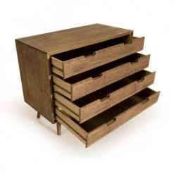 MACABANE Commodes Et Cabinets Commode 4 Tiroirs En Sapin -Coffres et malles Soldes commode 4 tiroirs en sapin 5