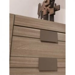 Calicosy Commodes Et Cabinets Commode 4 Tiroirs H117cm - Marron -Coffres et malles Soldes commode 4 tiroirs h117cm marron 1