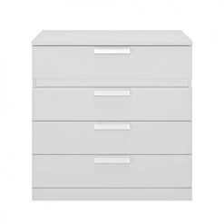 Calicosy Commodes Et Cabinets Commode 4 Tiroirs H81cm - Blanc