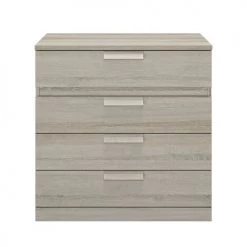 Calicosy Commodes Et Cabinets Commode 4 Tiroirs H81cm - Gris