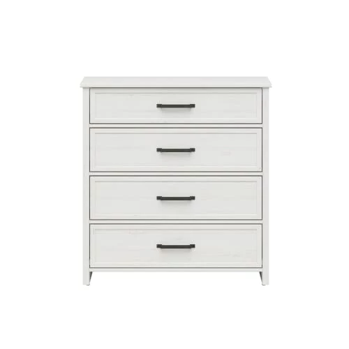 Brw Commodes Et Cabinets Commode 4 Tiroirs Mada Blanc 5 Brw Commodes Et Cabinets Commode 4 Tiroirs Mada Blanc â Image 3