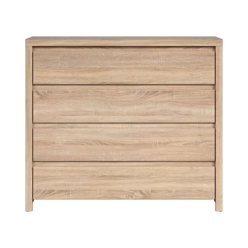 Brw Commodes Et Cabinets Commode 4 Tiroirs Naturelle 4 Brw Commodes Et Cabinets Commode 4 Tiroirs Naturelle – Image 2