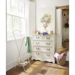 Maisons Du Monde Commodes Et Cabinets Commode 5 Tiroirs Crème 8 Maisons Du Monde Commodes Et Cabinets Commode 5 Tiroirs Crème -Coffres et malles Soldes commode 5 tiroirs creme 1000 10 35 122461 3