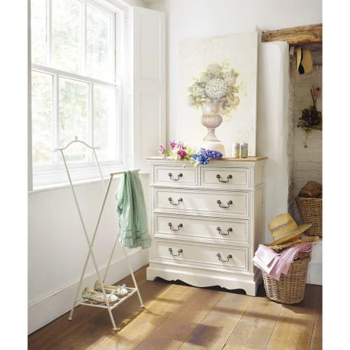 Maisons Du Monde Commodes Et Cabinets Commode 5 Tiroirs Crème 5 Maisons Du Monde Commodes Et Cabinets Commode 5 Tiroirs Crème – Image 3