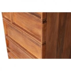 Woood Commodes Et Cabinets Commode 5 Tiroirs En Bois Foncé -Coffres et malles Soldes commode 5 tiroirs en bois fonce 5