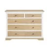 Maisons Du Monde Commodes Et Cabinets Commode 5 Tiroirs En Manguier Massif Blanc -Coffres et malles Soldes commode 5 tiroirs en manguier massif blanc 1000 12 8 175775 1