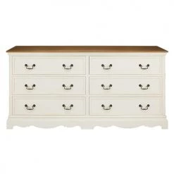 Maisons Du Monde Commodes Et Cabinets Commode 6 Tiroirs Crème
