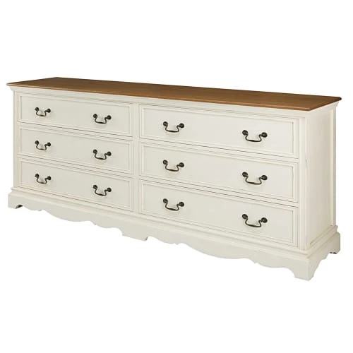 Maisons Du Monde Commodes Et Cabinets Commode 6 Tiroirs Crème 4 Maisons Du Monde Commodes Et Cabinets Commode 6 Tiroirs Crème – Image 2