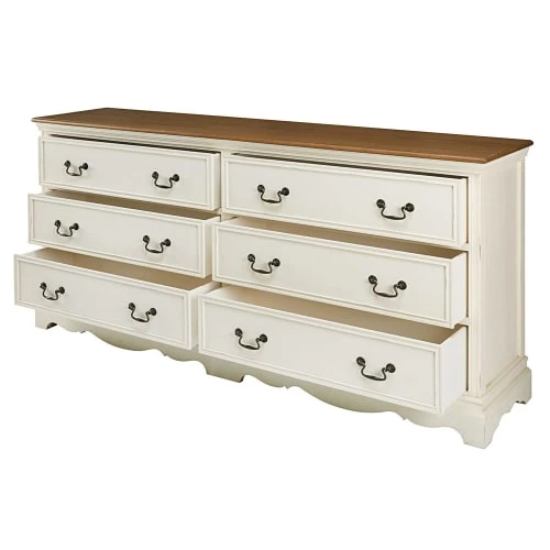 Maisons Du Monde Commodes Et Cabinets Commode 6 Tiroirs Crème 5 Maisons Du Monde Commodes Et Cabinets Commode 6 Tiroirs Crème – Image 3