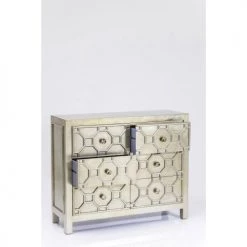 Kare Design Commodes Et Cabinets Commode 6 Tiroirs Fini Métallisé -Coffres et malles Soldes commode 6 tiroirs fini metallise 2
