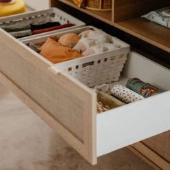 Terre De Nuit Commodes Et Cabinets Commode à Langer 2 Tiroirs En Bois Effet Cannage 10 Terre De Nuit Commodes Et Cabinets Commode à Langer 2 Tiroirs En Bois Effet Cannage -Coffres et malles Soldes commode a langer 2 tiroirs en bois effet cannage 3