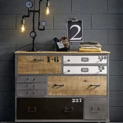 Maisons Du Monde Commodes Et Cabinets Commode à Roulettes En Manguier Et Métal 13 Maisons Du Monde Commodes Et Cabinets Commode à Roulettes En Manguier Et Métal -Coffres et malles Soldes commode a roulettes en manguier et metal 1000 15 7 121531 12