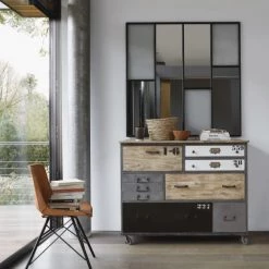 Maisons Du Monde Commodes Et Cabinets Commode à Roulettes En Manguier Et Métal 11 Maisons Du Monde Commodes Et Cabinets Commode à Roulettes En Manguier Et Métal -Coffres et malles Soldes commode a roulettes en manguier et metal 1000 15 7 121531 14