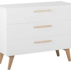 Beliani Commodes Et Cabinets Commode Blanche