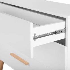 Beliani Commodes Et Cabinets Commode Blanche -Coffres et malles Soldes commode blanche 5