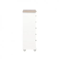 Beliani Commodes Et Cabinets Commode Blanche 5 Tiroirs -Coffres et malles Soldes commode blanche 5 tiroirs 5