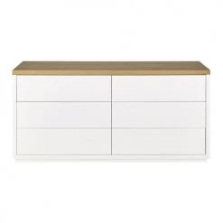 Maisons Du Monde Commodes Et Cabinets Commode Blanche 6 Tiroirs