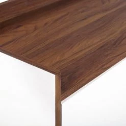 Beliani Commodes Et Cabinets Commode Blanche Et Bois Foncé -Coffres et malles Soldes commode blanche et bois fonce 5