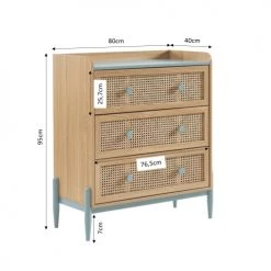 Baita Commodes Et Cabinets Commode Bleu Et Cannage Rotin 3 Tiroirs 10 Baita Commodes Et Cabinets Commode Bleu Et Cannage Rotin 3 Tiroirs -Coffres et malles Soldes commode bleu et cannage rotin 3 tiroirs 2