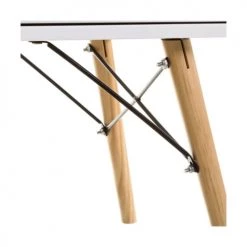 Wadiga Commodes Et Cabinets Commode Bois Blanc 2 Portes Sur Pieds Style Scandinave -Coffres et malles Soldes commode bois blanc 2 portes sur pieds style scandinave 3