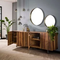 Mathi Design Commodes Et Cabinets Commode Bois Massif L220 -Coffres et malles Soldes commode bois massif l220 5