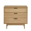 Baita Commodes Et Cabinets Commode Cannage Rotin 3 Tiroirs 80cm Bois Clair -Coffres et malles Soldes commode cannage rotin 3 tiroirs 80cm bois clair